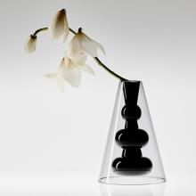 Tom Dixon Bump Vase Cone Black
