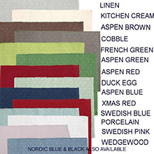 Walton & Co Metro Napkin Set of Four (16 colours available)