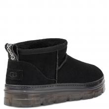 UGG Classic Ultra Mini Clear Boot Black