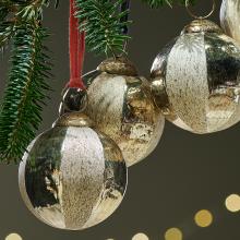Nkuku Zuri Baubles - Gold - Set of 4 
