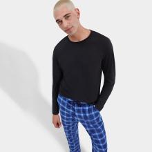 UGG Steiner Men's Pyjama Set Black / Azul Plaid