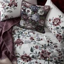 Laura Ashley Honnington Peonies Blackberry Purple Cushion