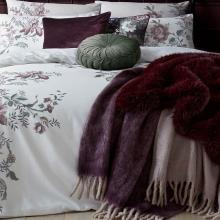 Laura Ashley Bronwen Blackberry Purple Throw