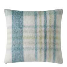 Laura Ashley Colton Check Newport Blue Cushion