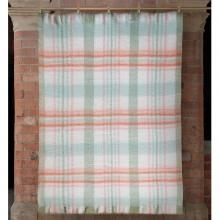Laura Ashley Colton Check Sage Throw