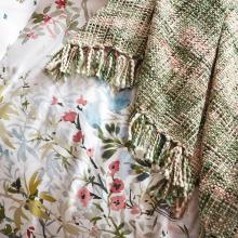 Laura Ashley Brydie Sage Green Throw