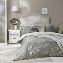 Laura Ashley Pussy Willow Steel Duvet Cover Set