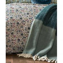 Laura Ashley Bronwen Seaspray Blue Throw