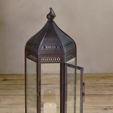 Nkuku Shalena Lantern - Rust