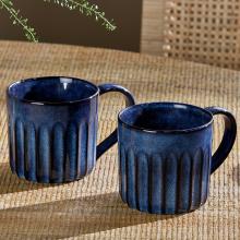 Nkuku Moda Mug - Set of 2 - Deep Blue
