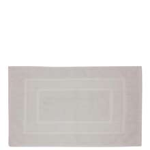 Laura Ashley Border Cotton Bath Mat Dove Grey