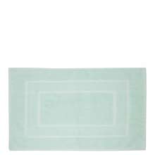 Laura Ashley Border Cotton Bath Mat Duck Egg