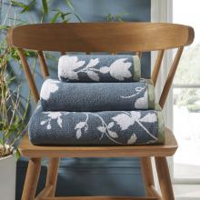 Laura Ashley Oriental Garden Towels Dusky Seaspray