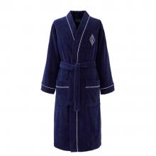Ralph Lauren Home Park Row Sheared Robe Navy 