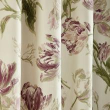 Laura Ashley Gosford Grape Lined Pencil Pleated Curtains