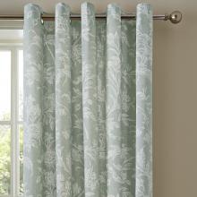 Laura Ashley Lloyd Sage Eyelet Curtains