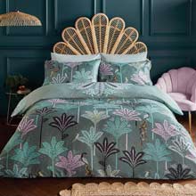 Sara Miller Peacock Filigree Duvet Cover Set