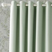 Laura Ashley Stephanie Sage Eyelet Curtains