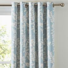 Laura Ashley Waxham Seaspray Eyelet Curtains