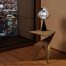 Tom Dixon Melt Cone Fat LED Table Light Silver