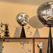 Tom Dixon Melt Cone Fat LED Table Light Silver