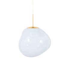 Tom Dixon Melt LED Pendant Opal/Gold 