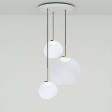 Tom Dixon Melt LED Pendant System Trio Opal/Gold