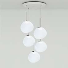 Tom Dixon Melt LED Pendant System Mini Opal/Silver