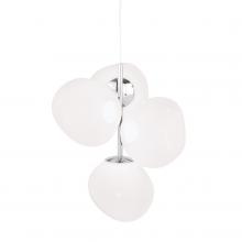 Tom Dixon Melt LED Chandelier Mini Opal/Silver