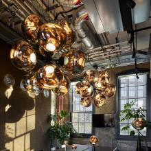 Tom Dixon Melt Burst Chandelier Opal LED