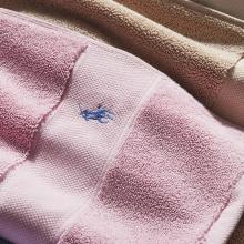 Ralph Lauren Home Polo Player II Towels Carmel Pink