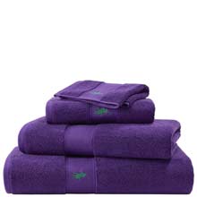 Ralph Lauren Home Polo Player II Towels Chalet Purple