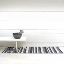 Chilewich Bounce Stripe Moonlight Shag Mat