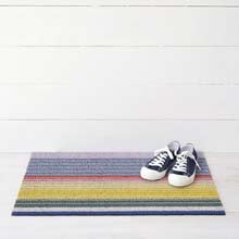 Chilewich Pop Stripe Multi Shag Mat
