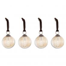Nkuku Betini Baubles - Gold (set of 4)