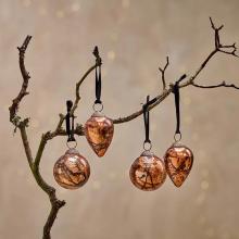 Nkuku Jalshara Baubles - Antique Copper (set of 4)