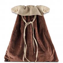 Nkuku Karru - Cotton Velvet Sack - Rich Mocha