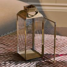Nkuku Maro Brass Lantern