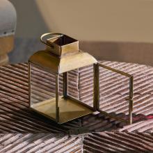 Nkuku Maro Brass Lantern