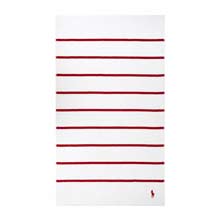 Ralph Lauren Home Irvin Beach Towel Red / White