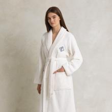 Ralph Lauren Home Langdon Shawl Collar Robe Alabaster