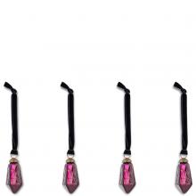 Nkuku Ratnam Baubles - Ruby - Small (set of 4)