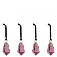 Nkuku Ratnam Baubles - Ruby - Large (set of 4)