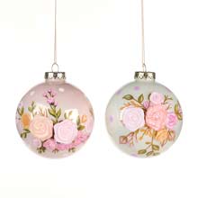 Goodwill Glass 3D Flower Ball Ornament