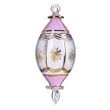 Goodwill Hand Blown Glass Flower Finial Ornament