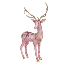 Goodwill Fabric Sequined Standing Deer (table top) 