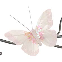 Goodwill Plume Iridescent Butterfly on Clip