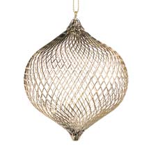 Goodwill Metallic Wire Open Onion Ornament