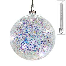 Goodwill Glass LED foil Ball Ornament (in box)