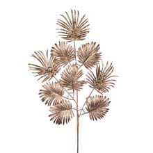 Goodwill Metallic Sequin Fan Leaf Stem